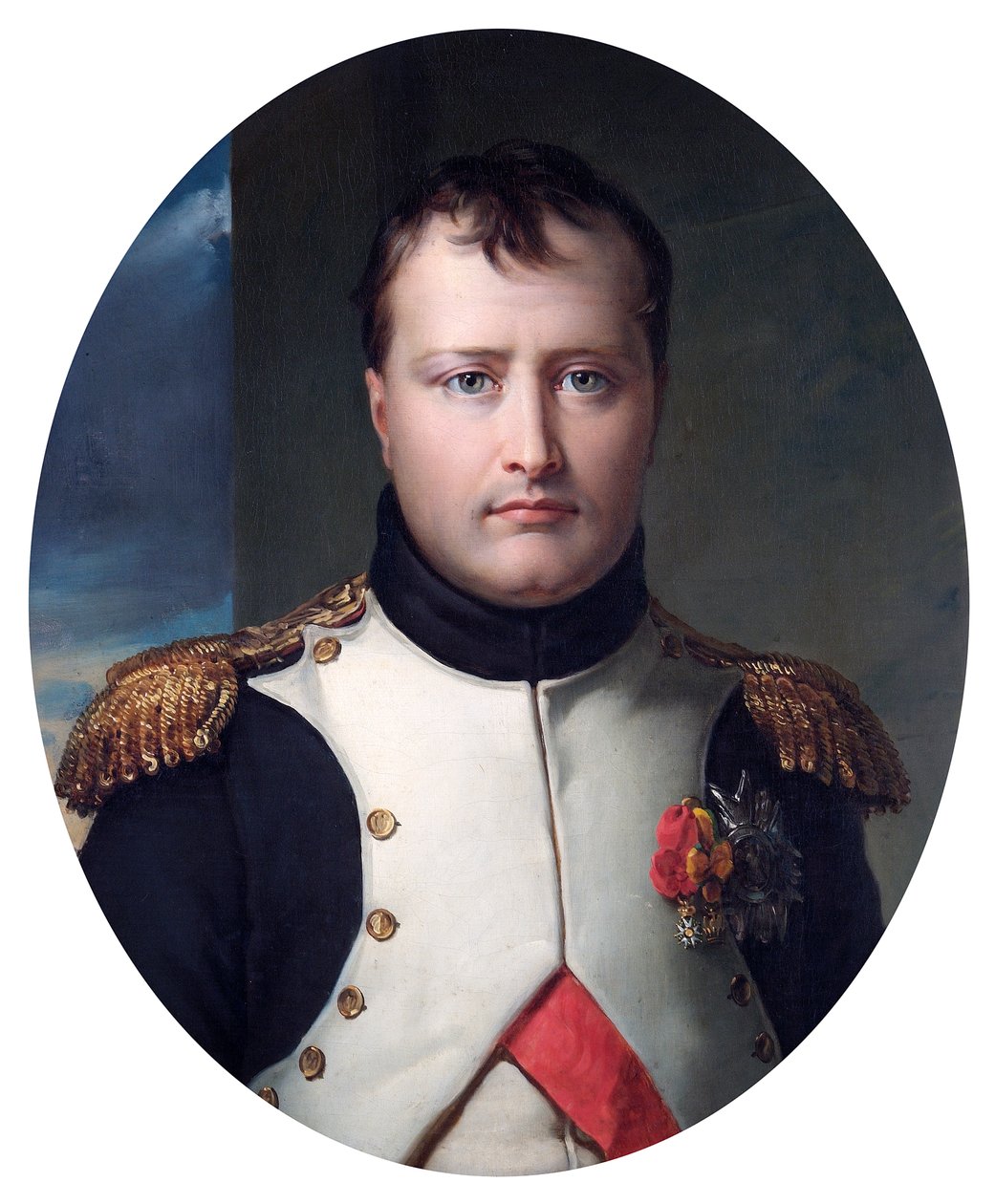Napoleon Bonaparte, císař, před rokem 1830 (olej na plátně) od Francois Pascal Simon (after) Gerard