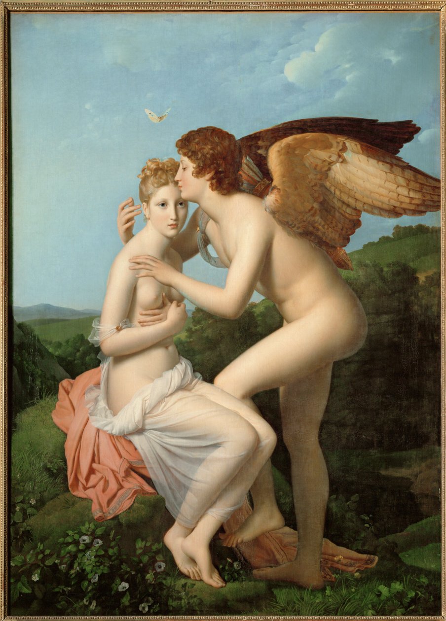 Amor a Psyché ... od Francois Pascal Simon Baron Gerard