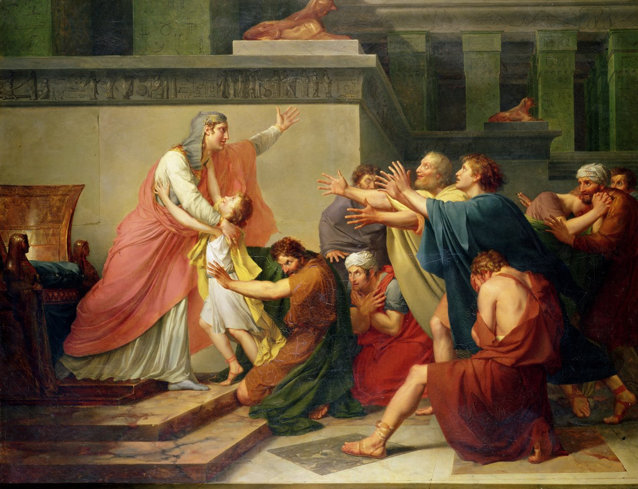 Joseph uznaný svými bratry (olej na plátně) od Baron François Pascal Simon Gérard