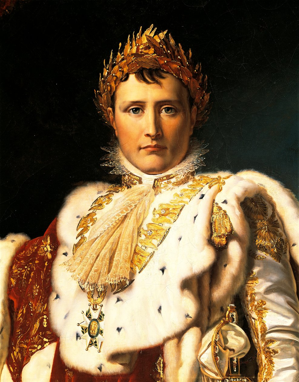 Napoleon Bonaparte v císařském rouchu, od Francoise barona Gerarda (1770-1837) asi 1805 od Baron François Pascal Simon Gérard