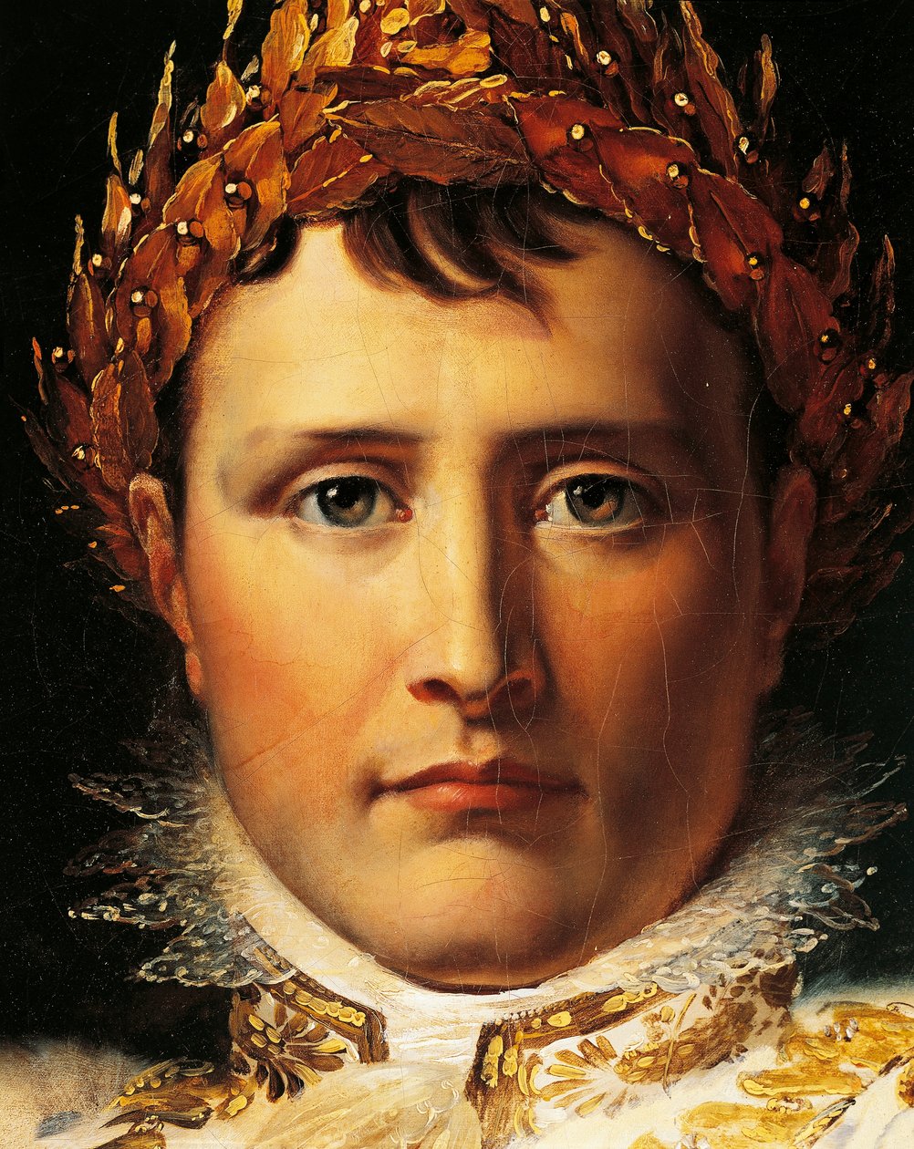 Napoleon Bonaparte v císařských jízdách, cca 1805, Francois Baron Gerard (1770-1837), olej na plátně, napoleonská éra, Francie od Baron François Pascal Simon Gérard