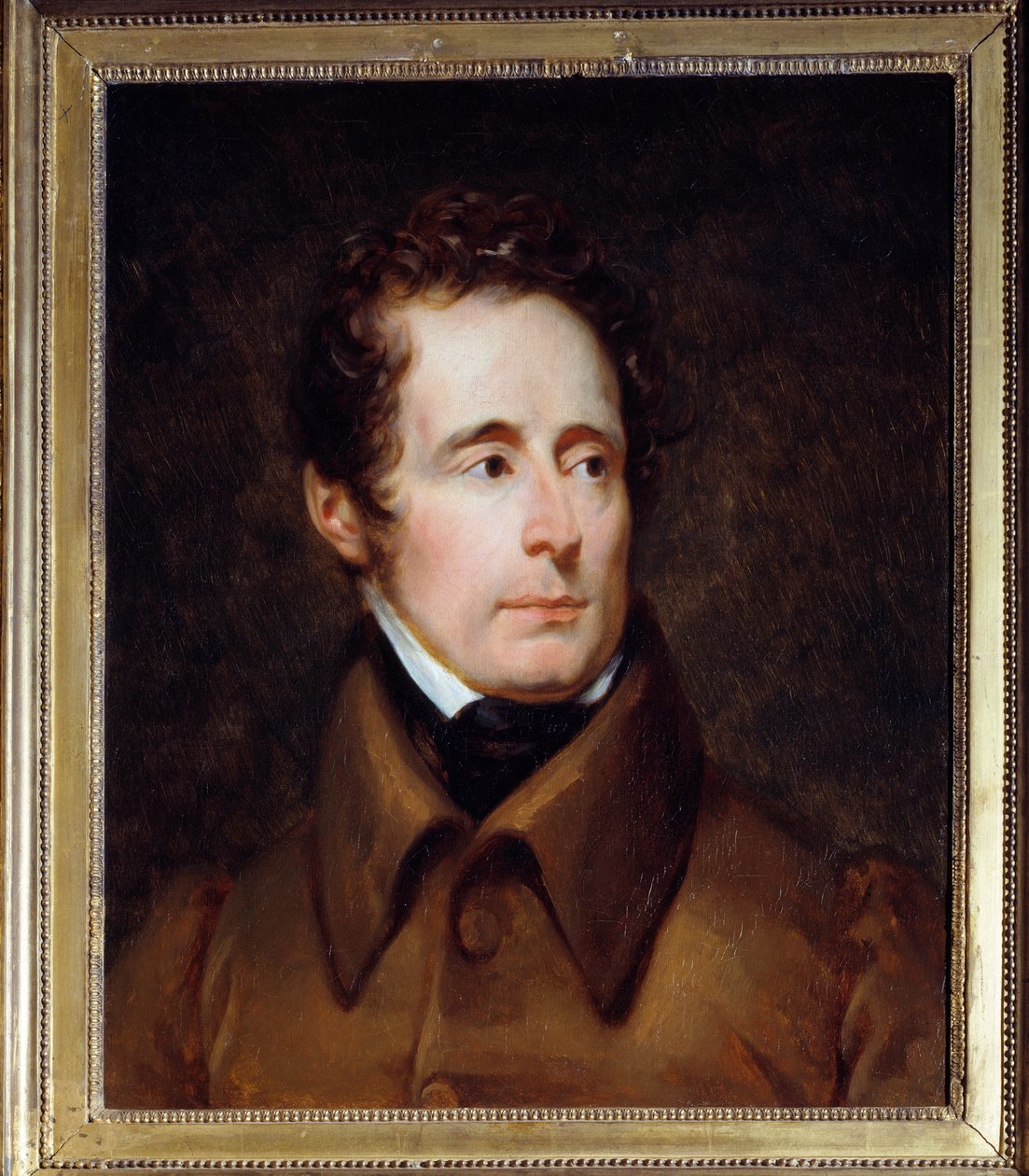 Portrét Alphonse de Lamartine (1791-1869), francouzský spisovatel a politik. Obraz Francoise Gerarda (1770-1837) od Baron François Pascal Simon Gérard