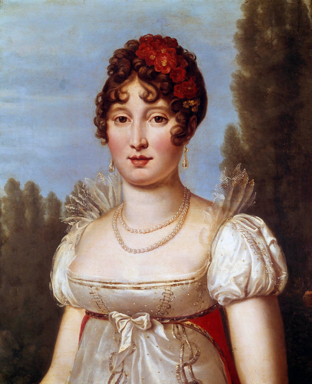 Portrét Caroline Murat (1782-1839) rozená Bonaparte Obraz Francoise Gerarda (1770-1837) Paříž 19. století, Musee Marmottan od Baron François Pascal Simon Gérard