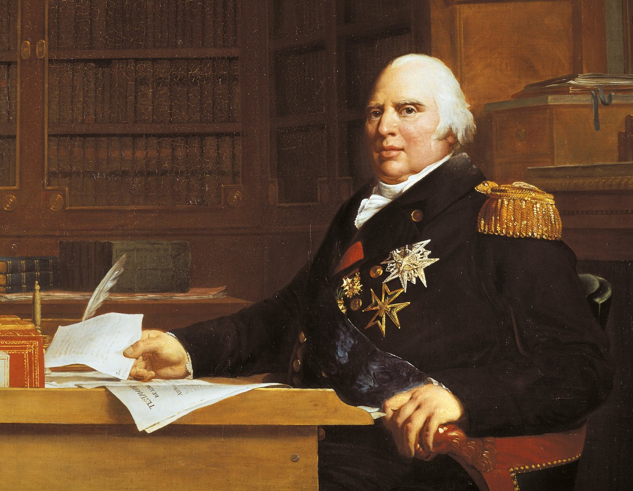 Portrét francouzského Ludvíka XVIII (Versailles od Baron François Pascal Simon Gérard
