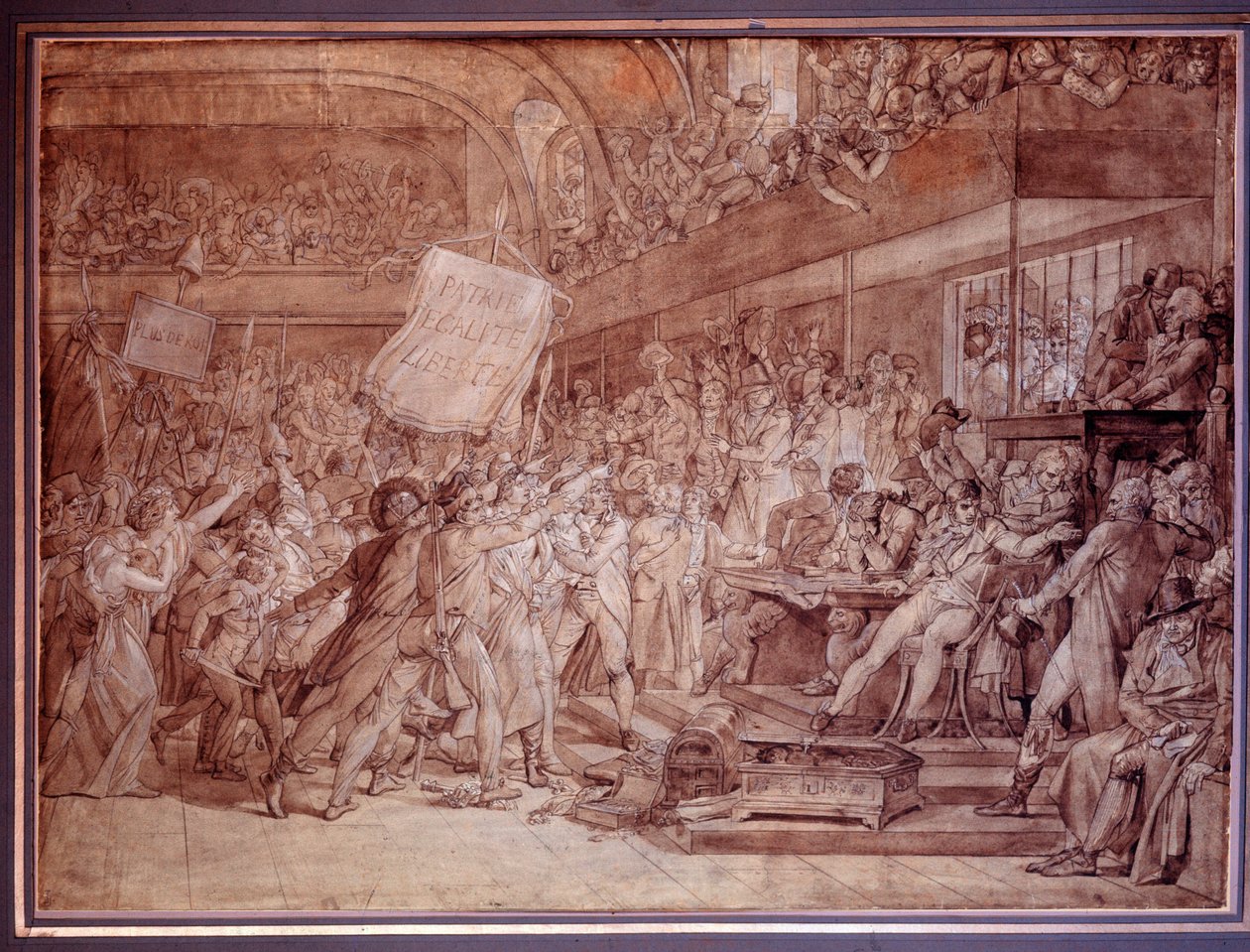 Pařížští útočí na Tuileries 10. srpna od Baron François Pascal Simon Gérard