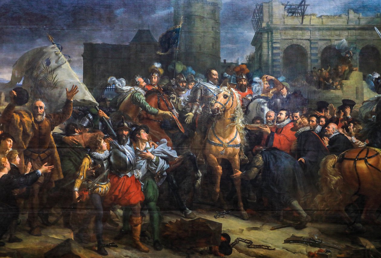 Příjezd Jindřicha IV do Paříže od Francois Pascal Simon Baron Gerard