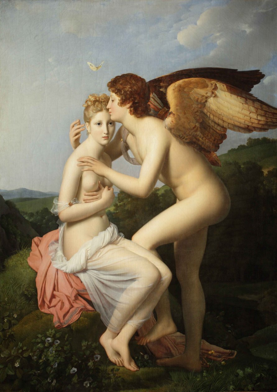 Amor a Psyché od Francois Pascal Simon Gerard
