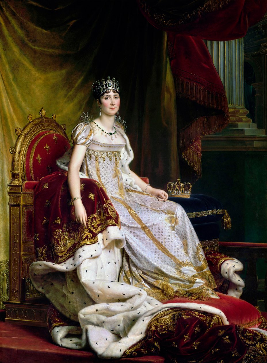Joséphine de Beauharnais, první manželka Napoleona Bonaparta 1763-1814 v korunovačním kostýmu, 1807-1808 od Francois Pascal Simon Gerard