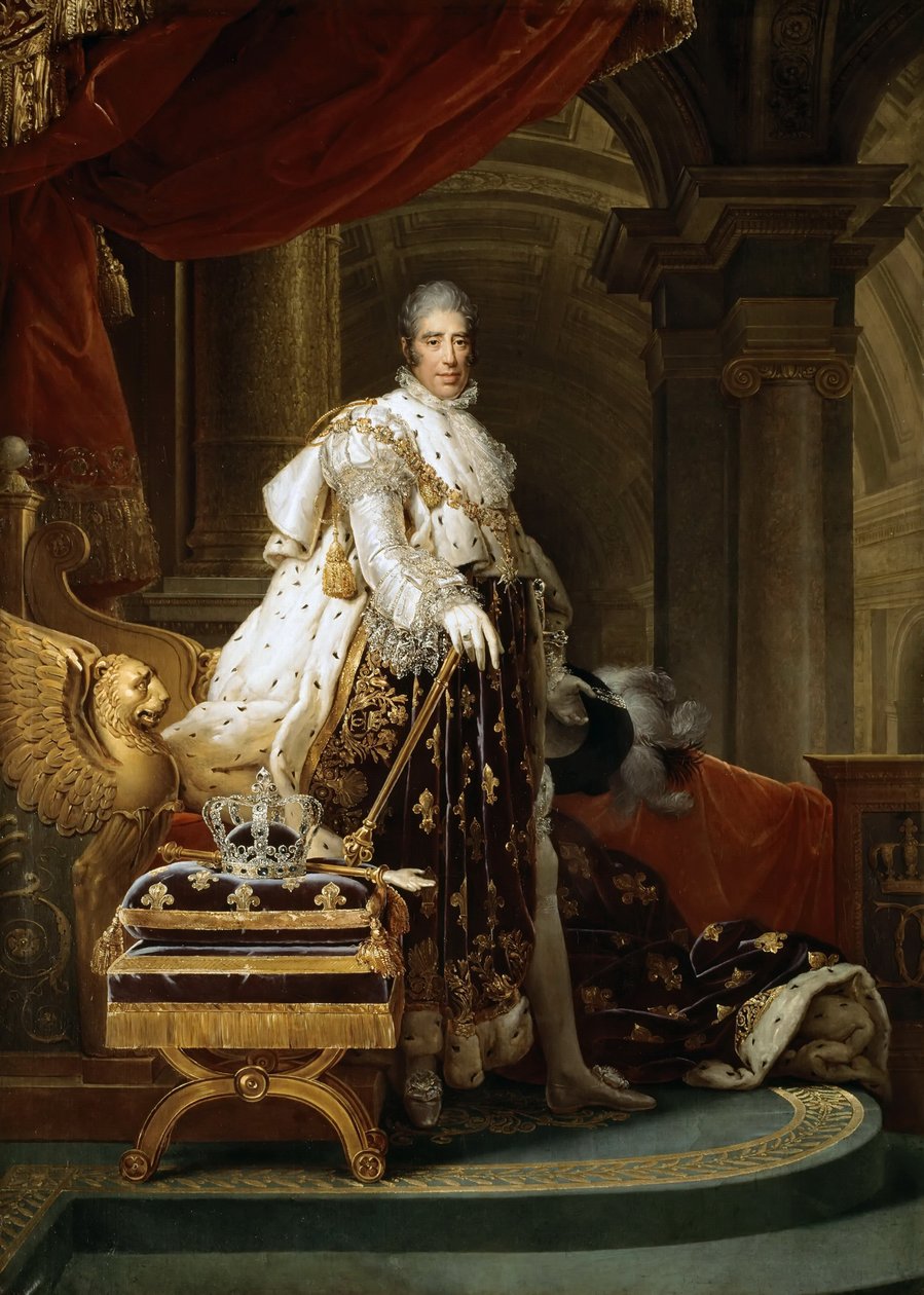 francouzský král Karel X od Francois Pascal Simon Gerard