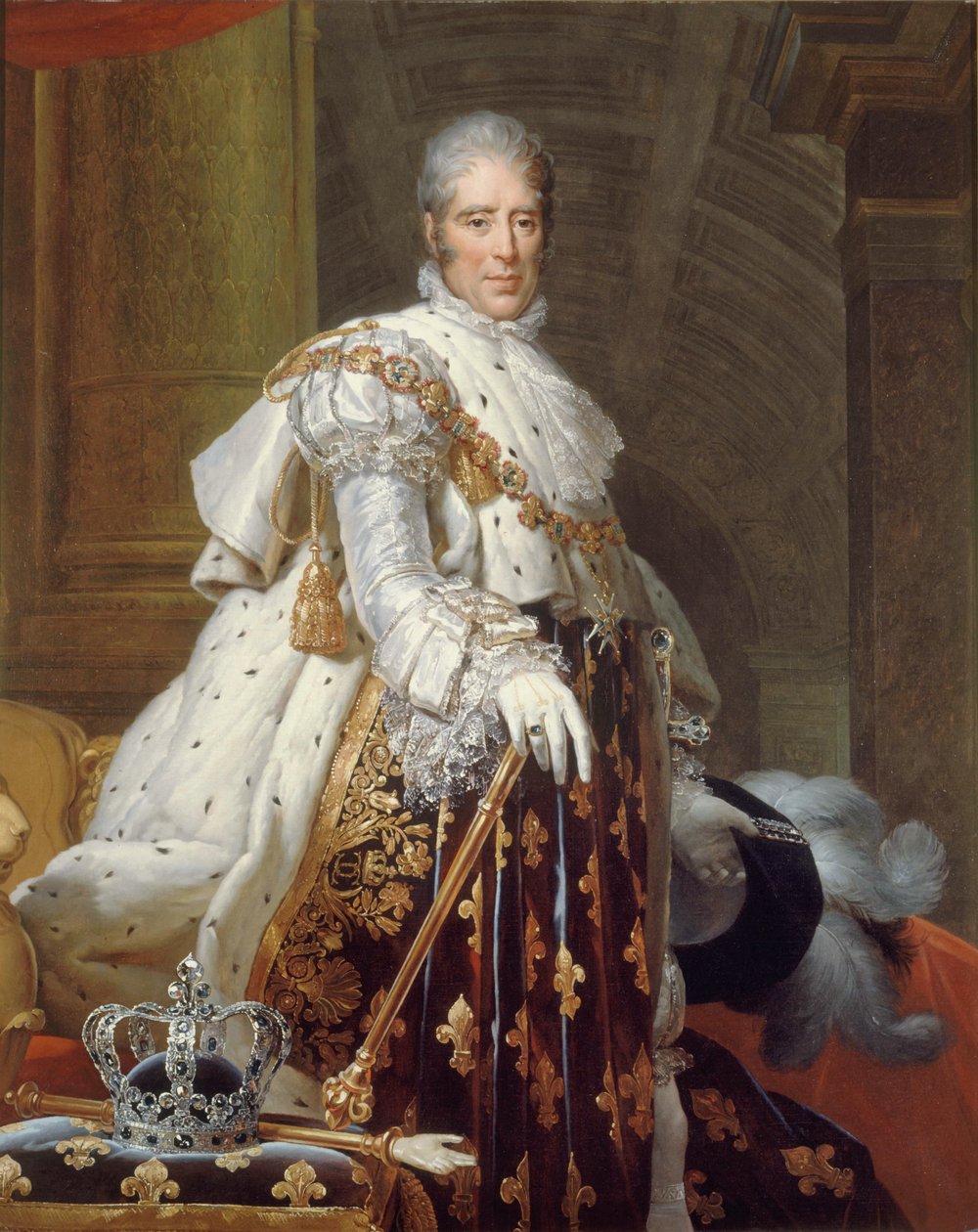 Portrét francouzského krále Karla X. 1757-1836, 1825. od Francois Pascal Simon Gerard