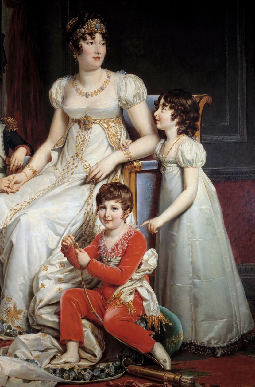 Portrét Marie-Annonciade známé jako Caroline Bonaparte od Francois Pascal Simon Gerard