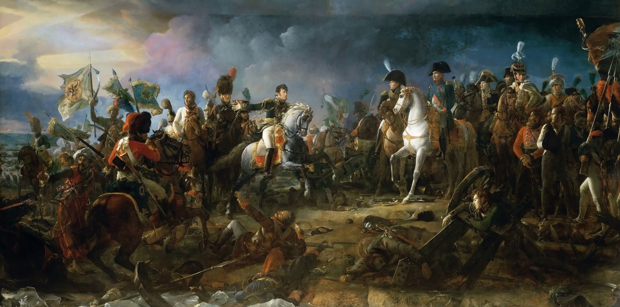 Bitva u Slavkova 2. prosince 1805 od Francois Pascal Simon Gerard