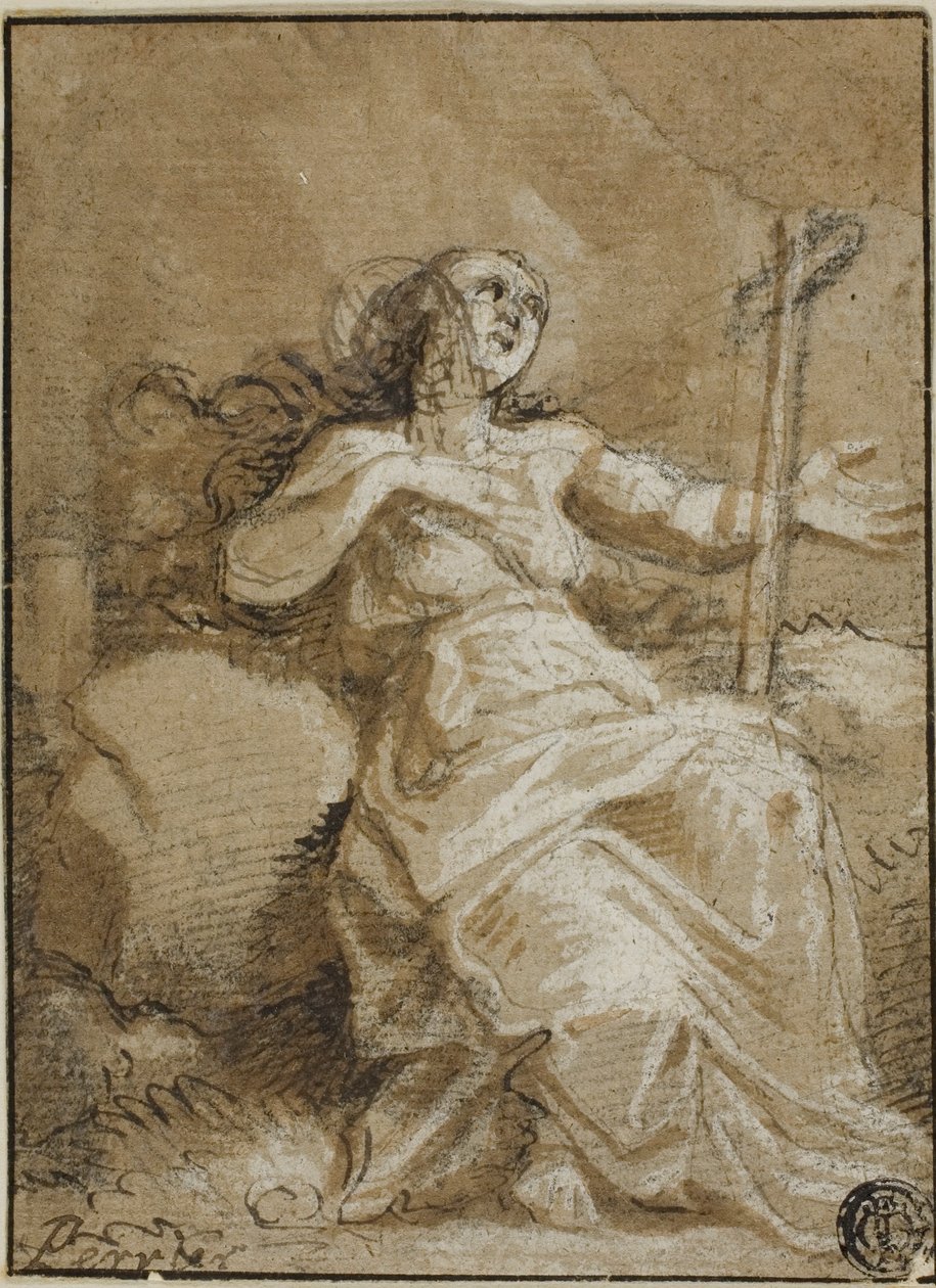 Magdaléna na poušti od Francois Perrier