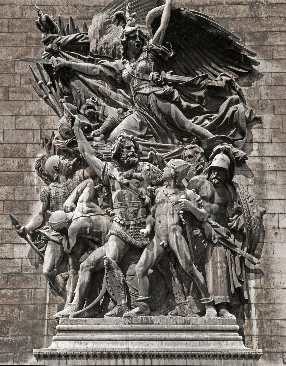 Odjezd dobrovolníků z roku 1792 nebo La Marseillaise (kamenný reliéf od Francois Rude