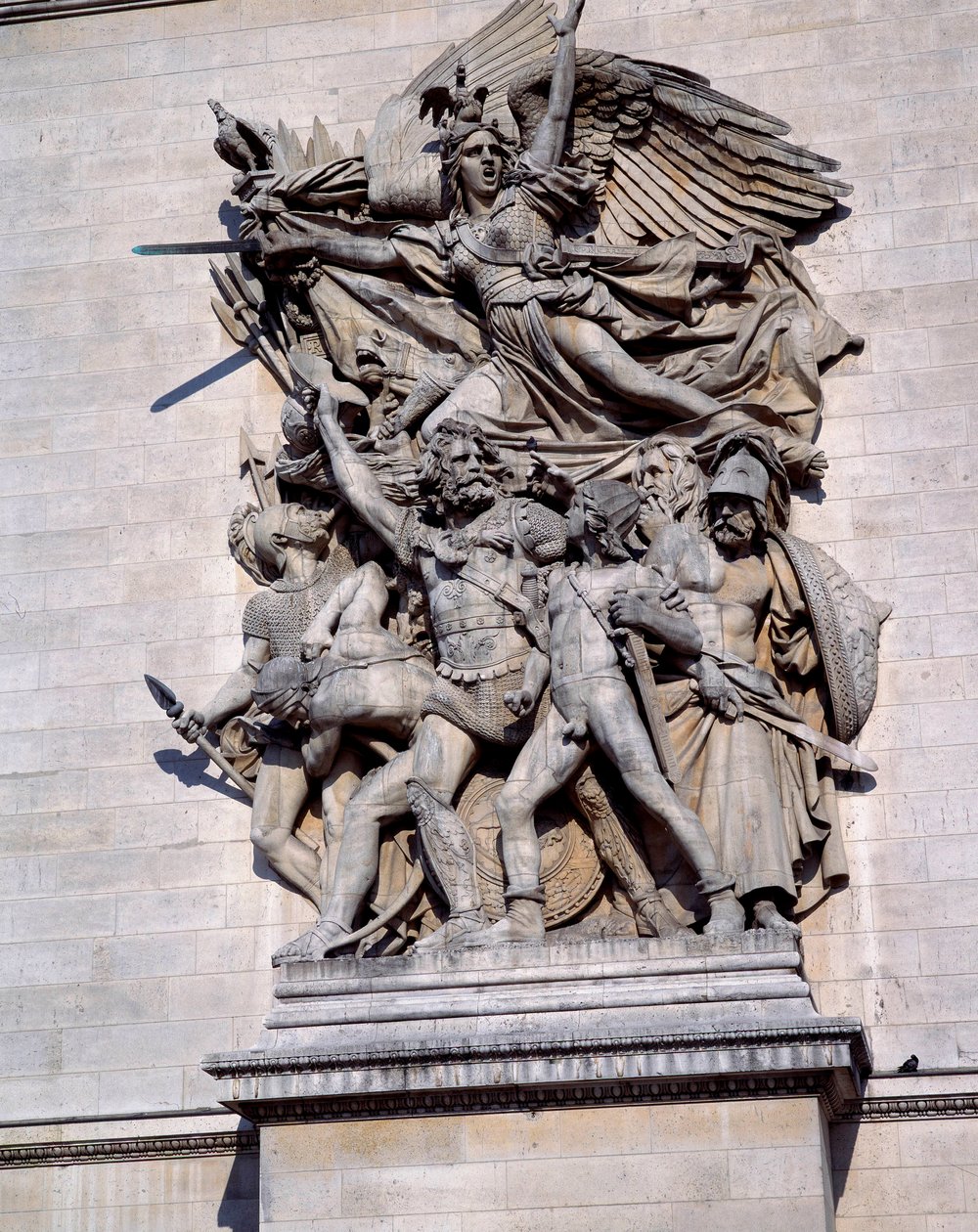 Marseillaise z Arc de Triomphe v Paříži. Socha Francoise Rudeho (1784 - 1855) od Francois Rude