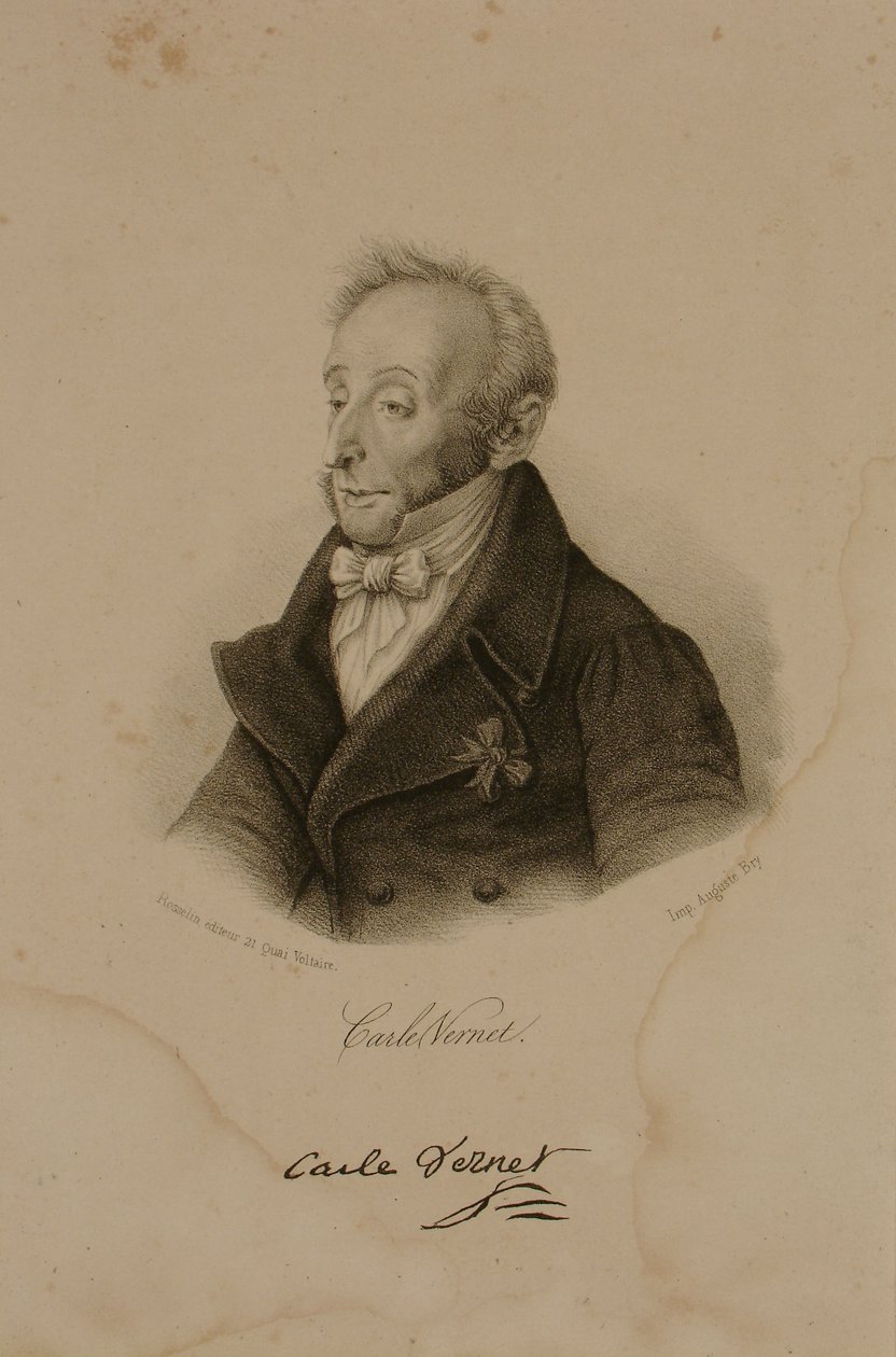 Antoine Charles Horace Vernet, známý jako Carle Vernet (1758-1836) od Francois Seraphin Delpech
