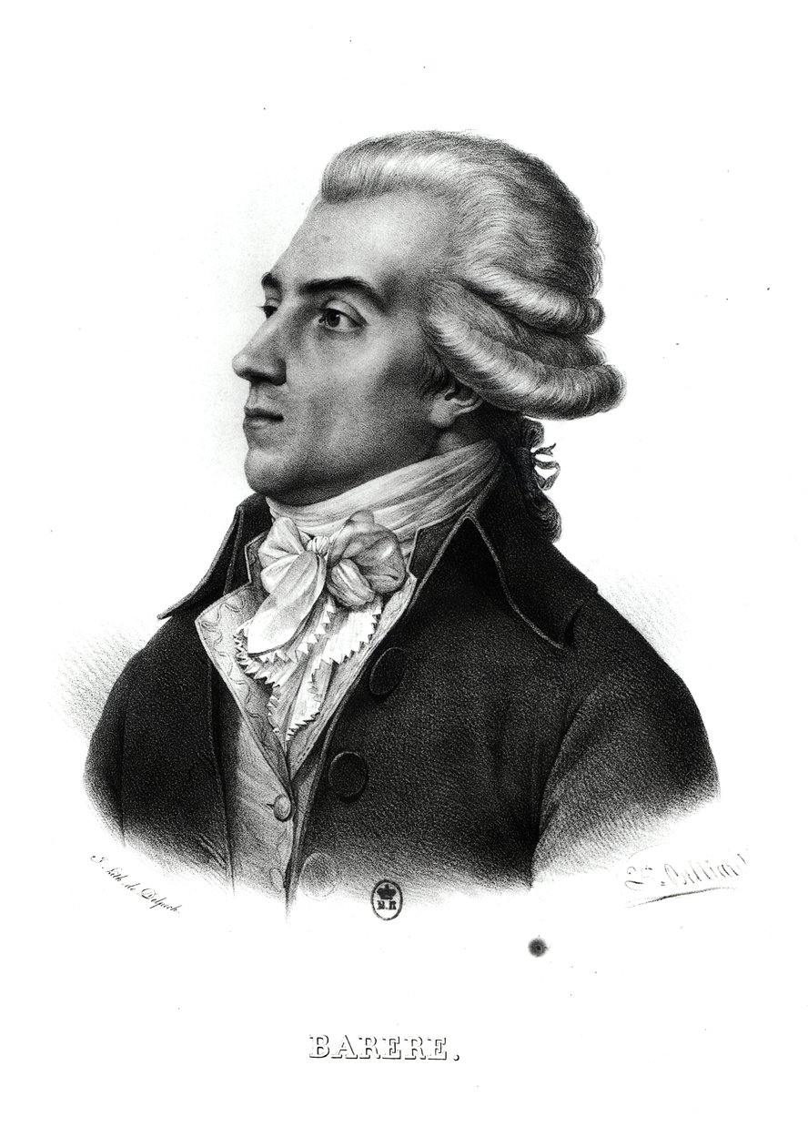 Bertrand Barere de Vieuzac (1755-1841) (rytina) (černobílá fotografie) od Francois Seraphin Delpech