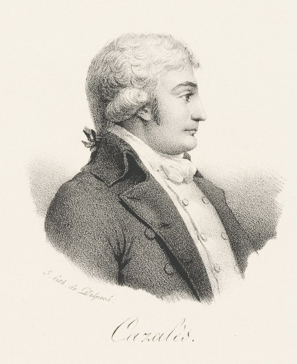 Jacques Antoine Marie de Cazalès 1758-1805, asi 1820. od Francois Seraphin Delpech
