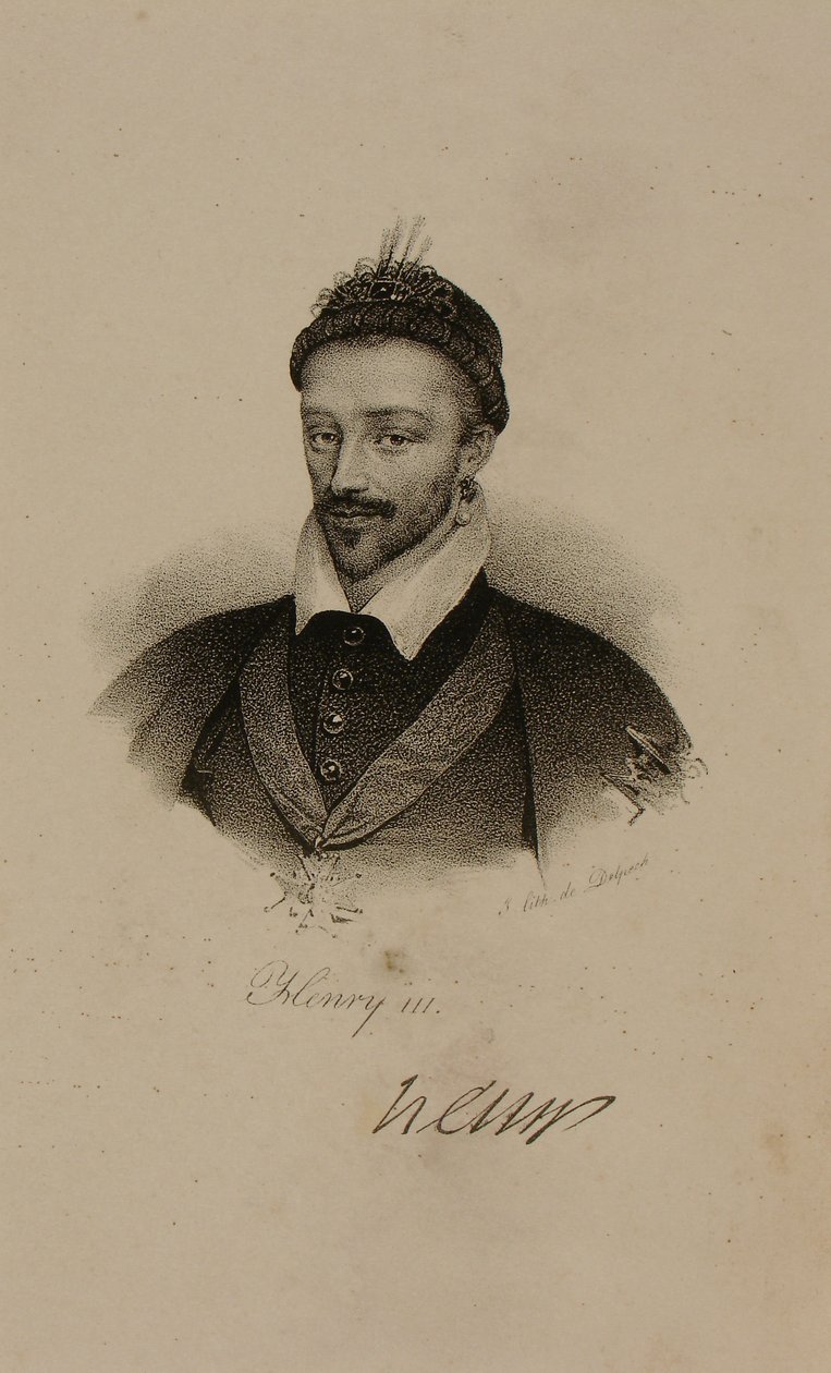 Francouzský král Jindřich III (1551-89) od Francois Seraphin Delpech