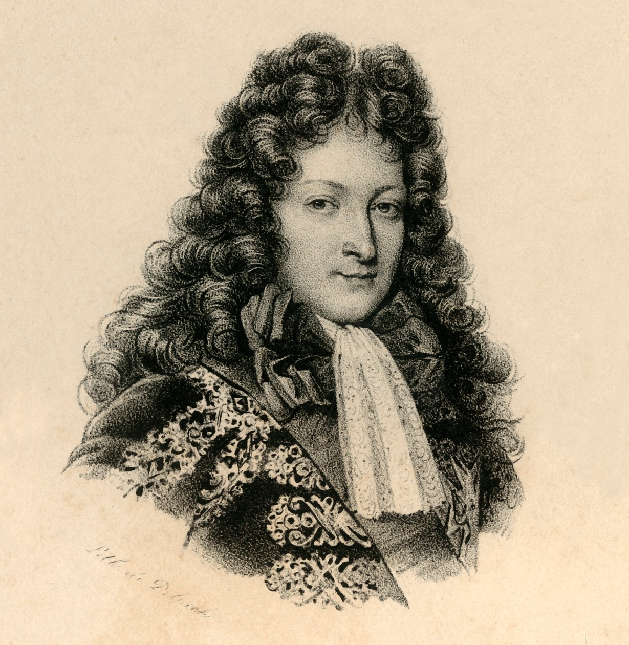 Louis Dauphin Syn Ludvíka XIV., 1661-1711, c1830. od Francois Seraphin Delpech