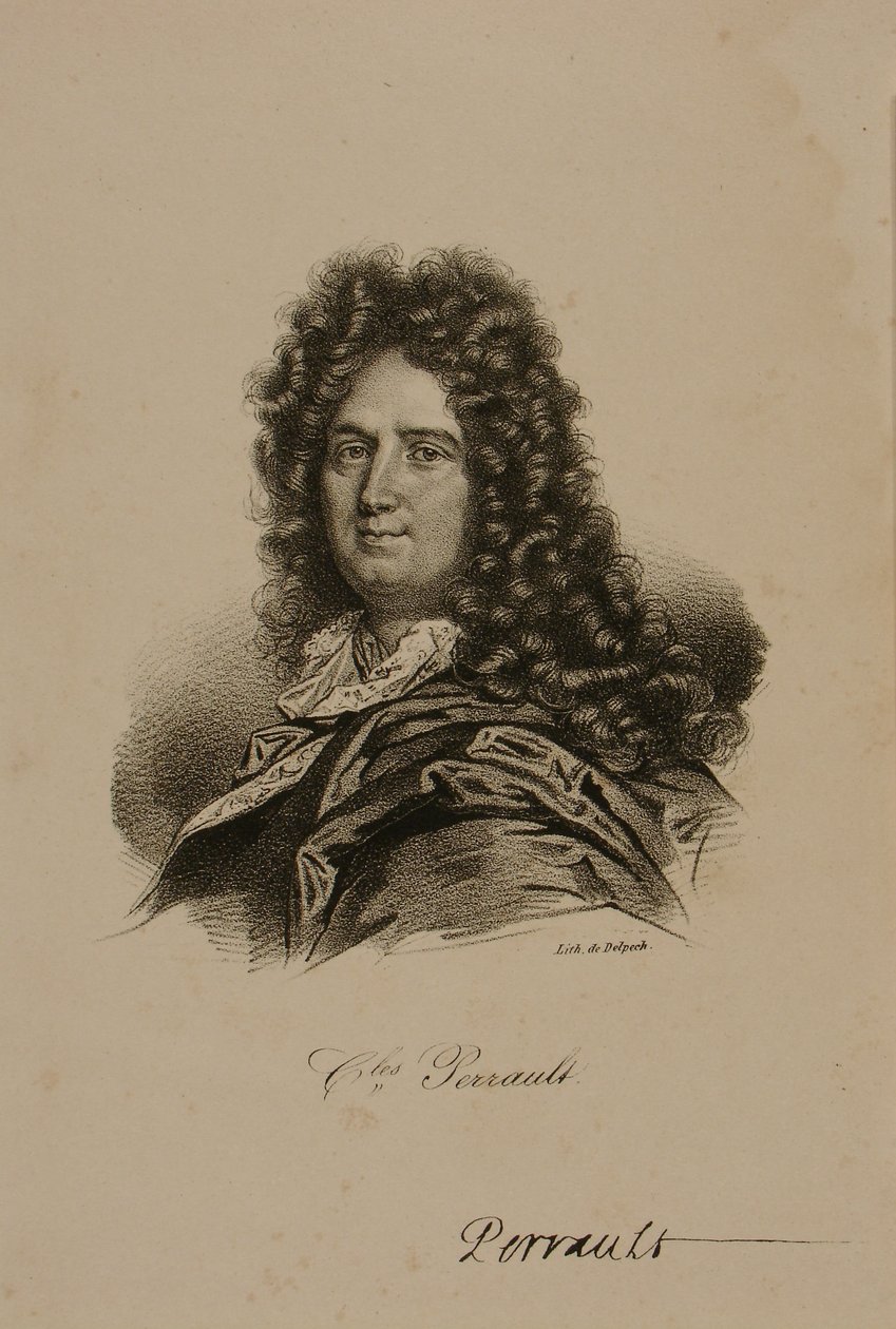 Portrét Charlese Perraulta (1628-1703) od Francois Seraphin Delpech