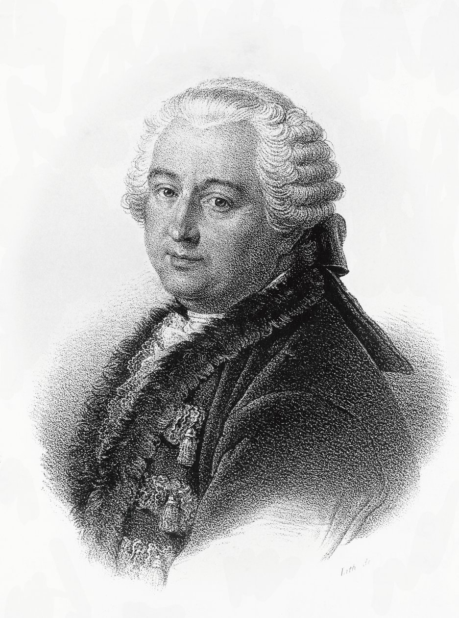 Portrét Claude-Adrien Helvetius (1715-1771), francouzský spisovatel a filozof, rytina Francois-Seraphin Delpech (1778-1825) od Francois Seraphin Delpech