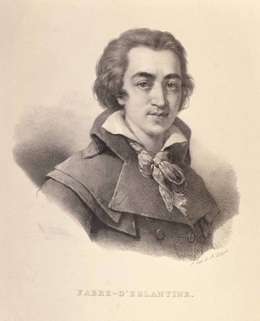 Portrét Fabre dEglantine (1750-94), 1825 od Francois Seraphin Delpech