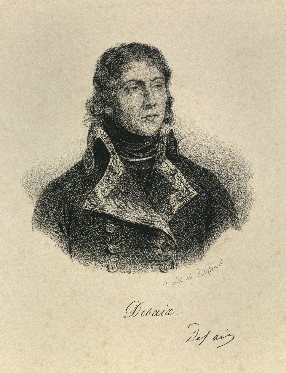 Portrét generála Louise Charlese Antoina Desaixe od Francois Seraphin Delpech