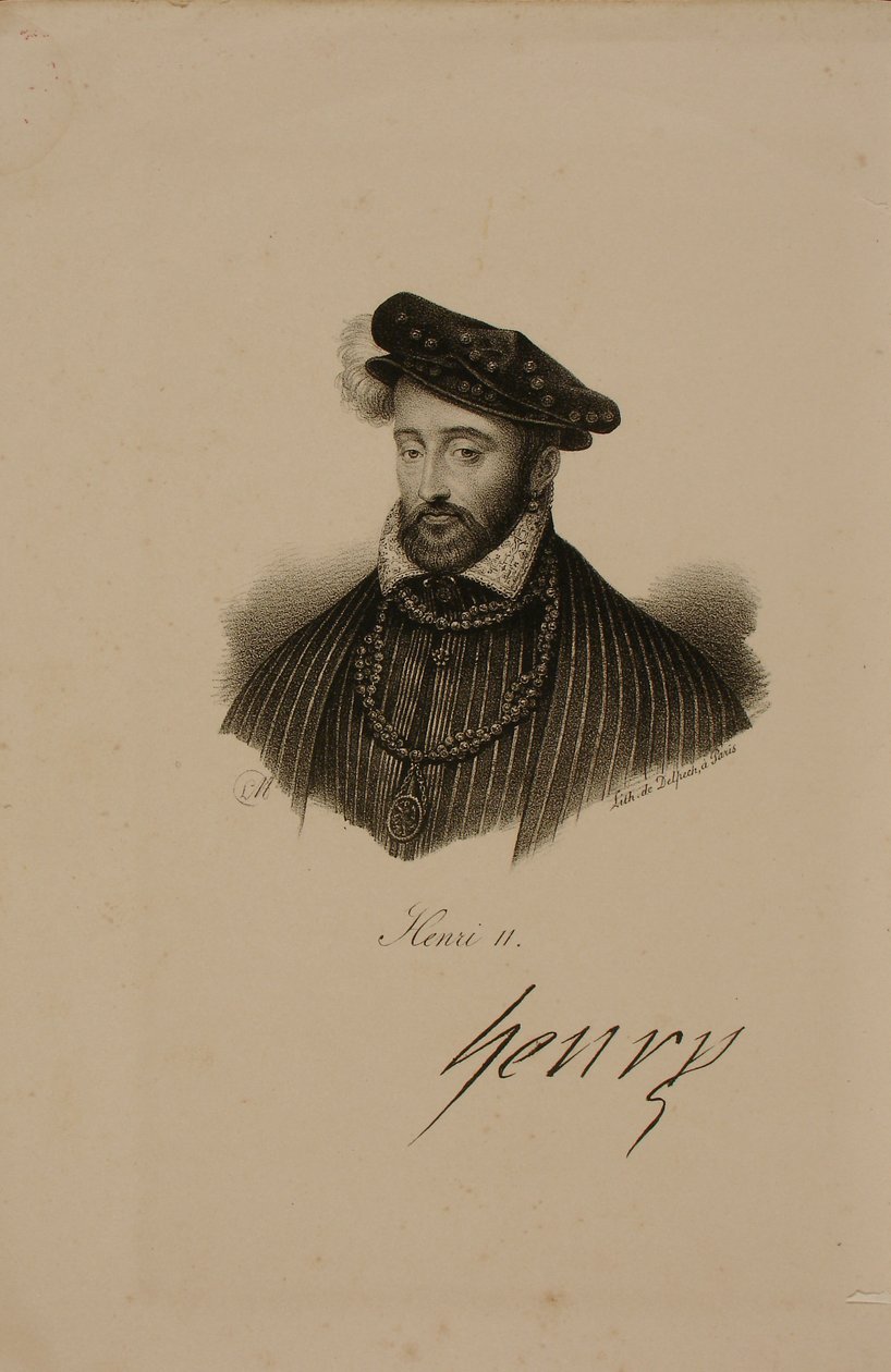 Portrét Jindřicha II. (1519-59) francouzského krále 2 od Francois Seraphin Delpech
