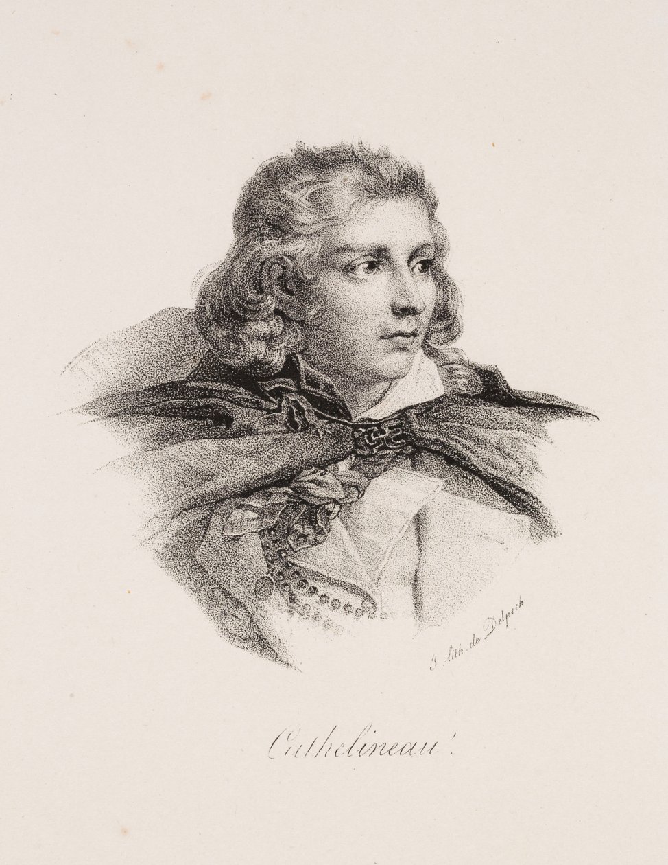 Portrét Jacquese Cathelineaua od Francois Seraphin Delpech