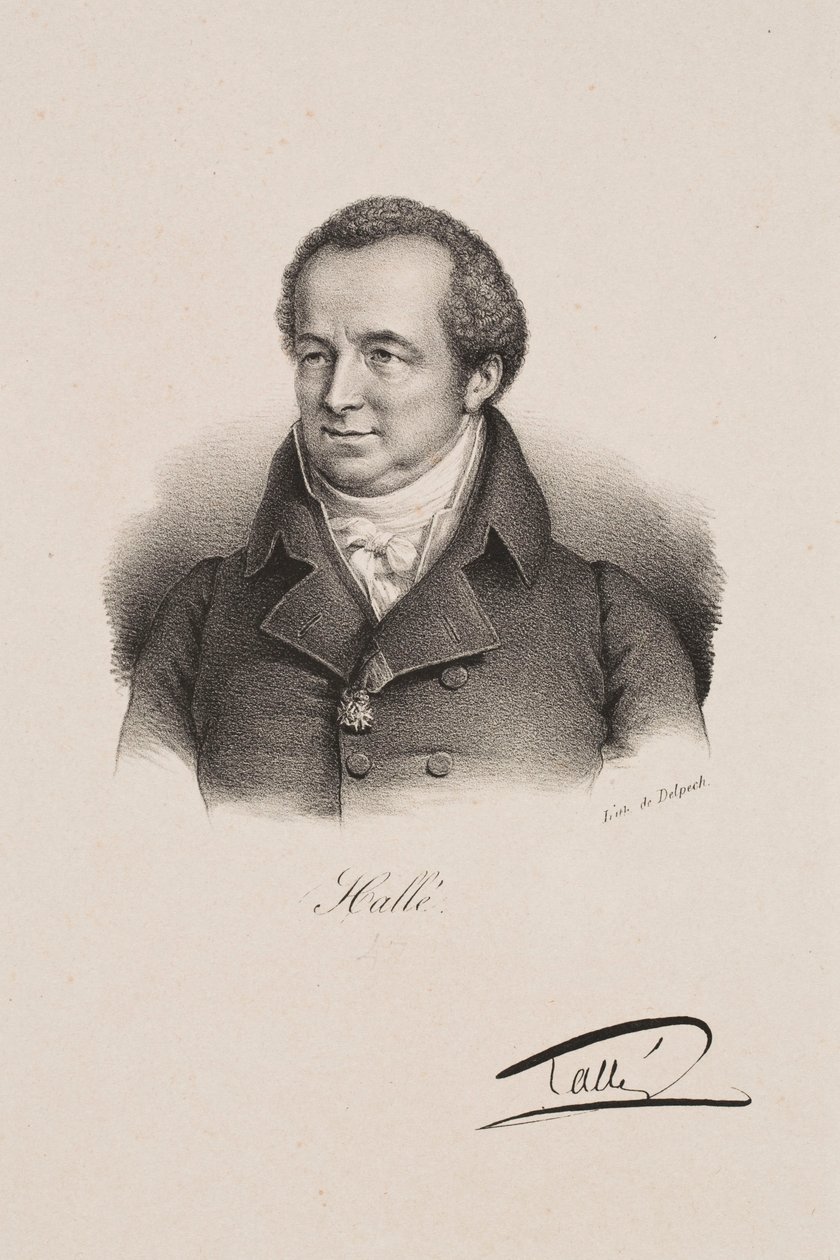 Portrét Karla Halleho od Francois Seraphin Delpech