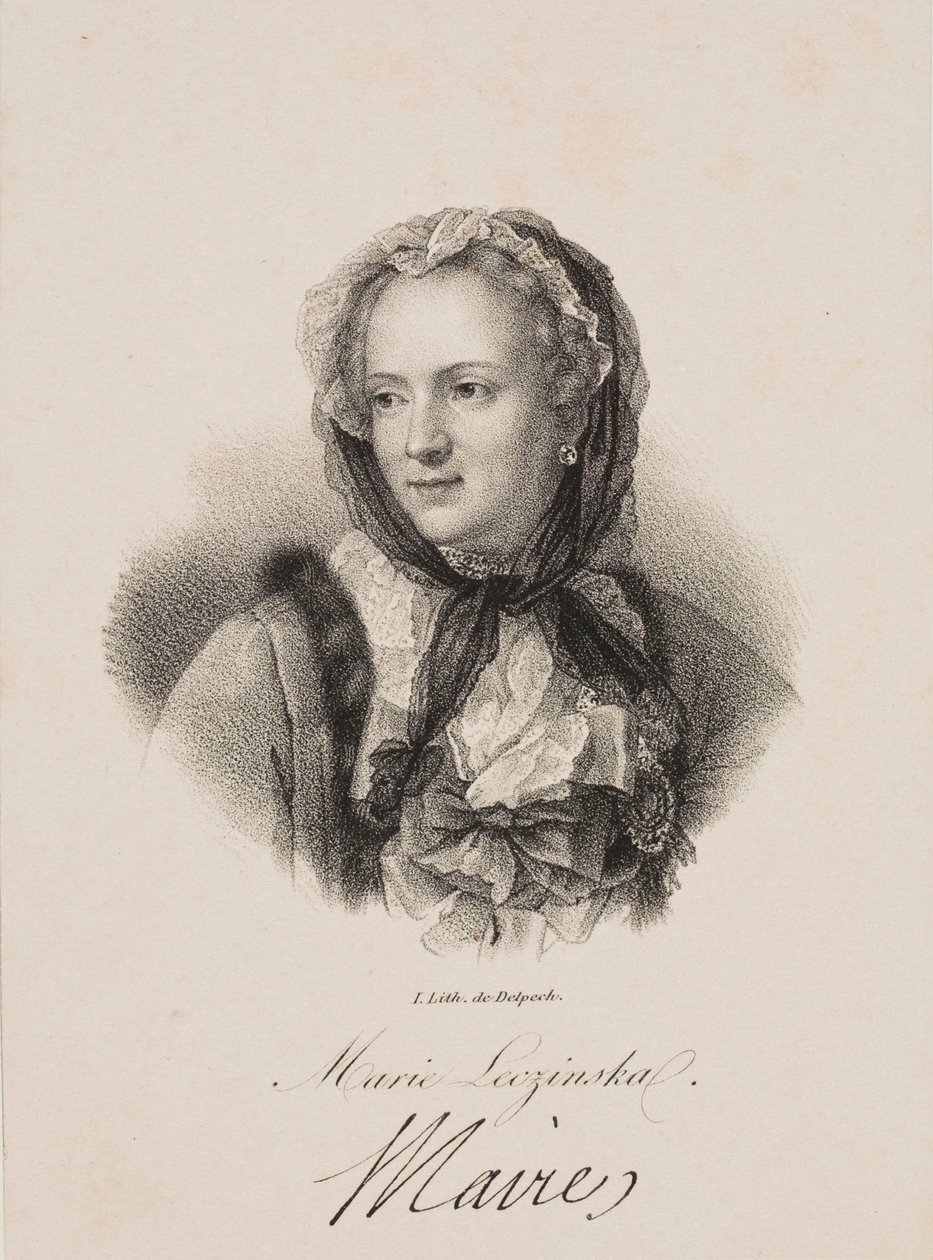 Portrét Marie Leszczyńské od Francois Seraphin Delpech