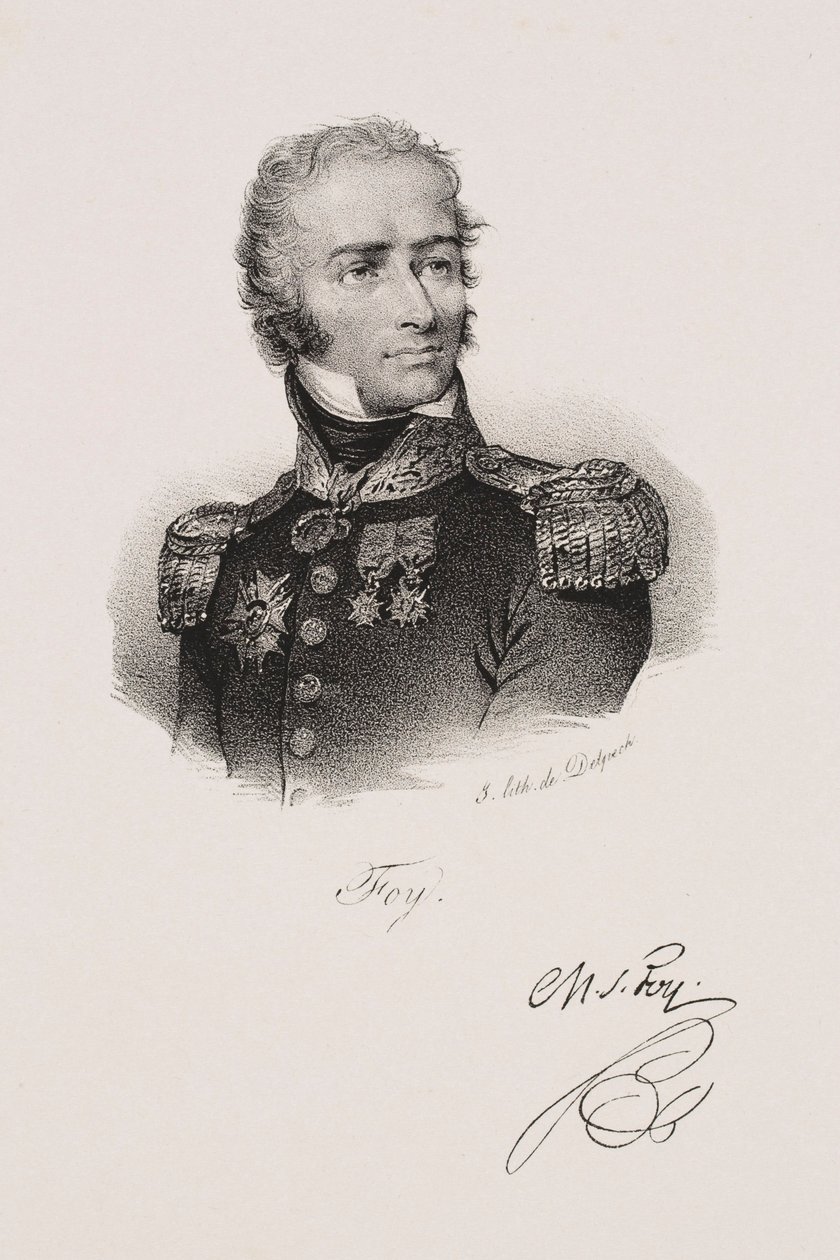 Portrét Maximiliena Sébastiena Foye od Francois Seraphin Delpech