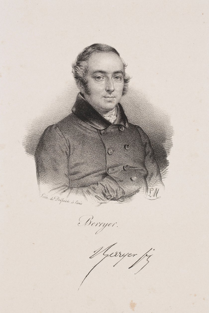 Portrét politika Pierra-Antoina Berryera od Francois Seraphin Delpech