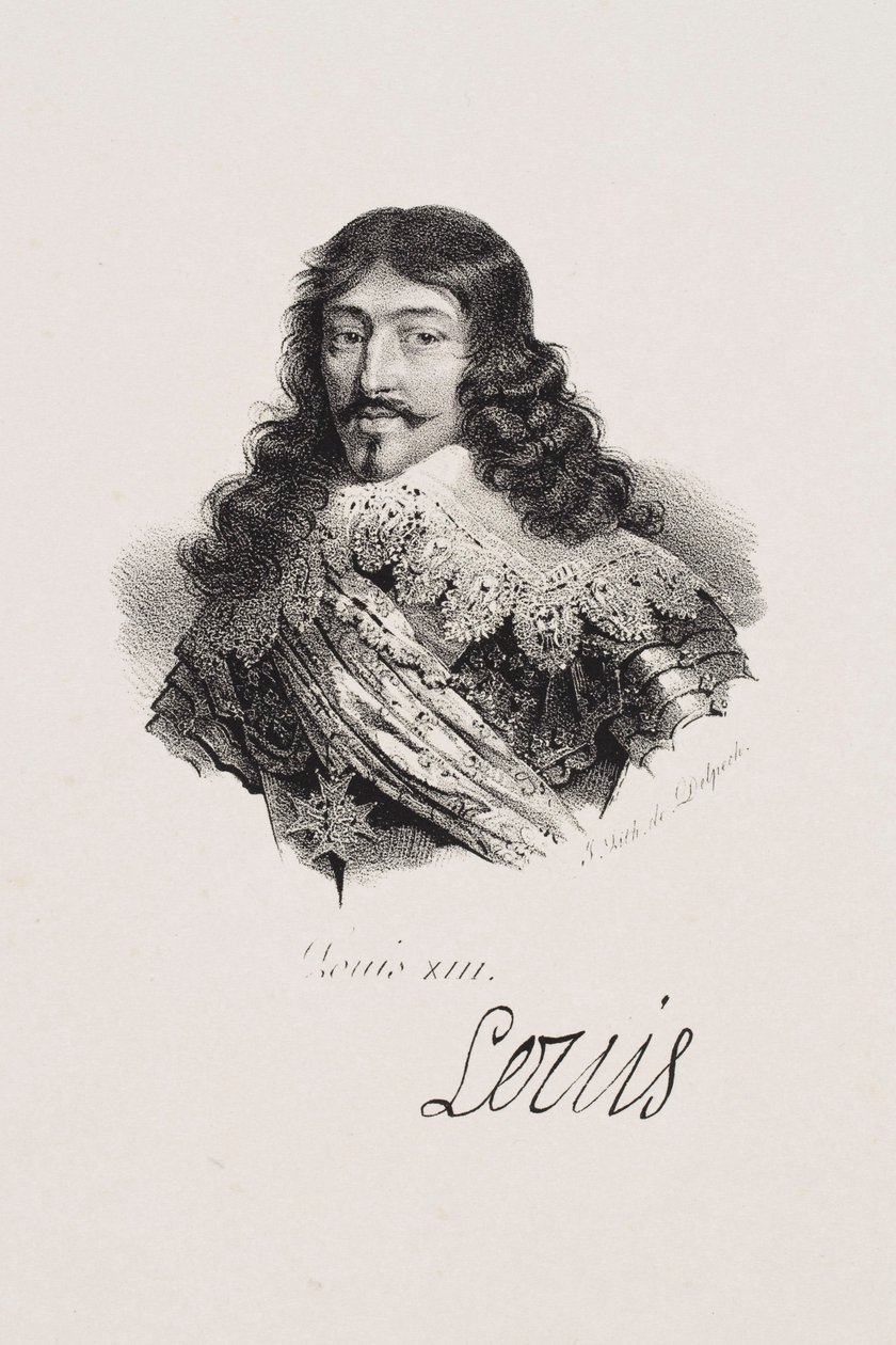 Portrét krále Ludvíka XIII. od Francois Seraphin Delpech