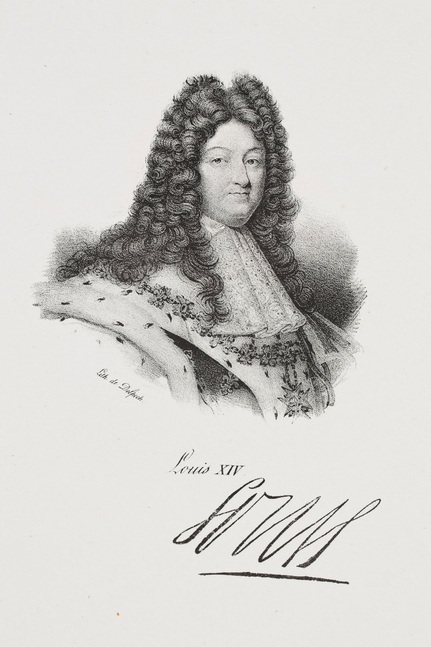 Portrét krále Ludvíka XIV. od Francois Seraphin Delpech