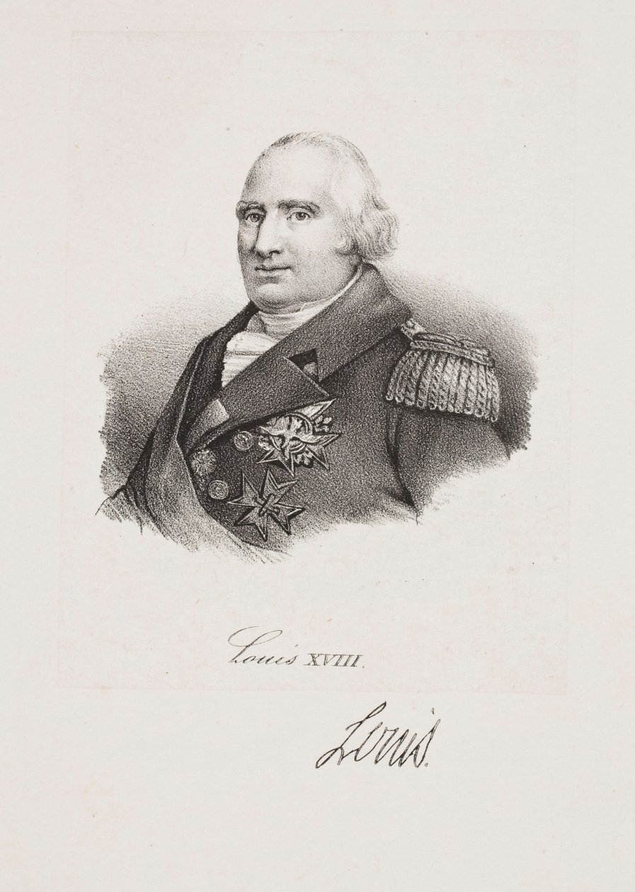 Portrét krále Ludvíka XVIII. od Francois Seraphin Delpech