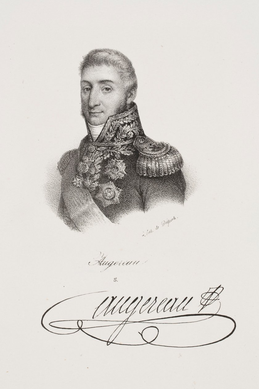 Portrét maršála Charlese Pierra Françoise Augereaua od Francois Seraphin Delpech