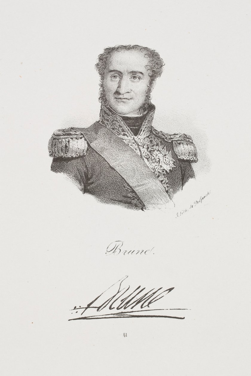 Portrét maršála Guillauma Bruna od Francois Seraphin Delpech
