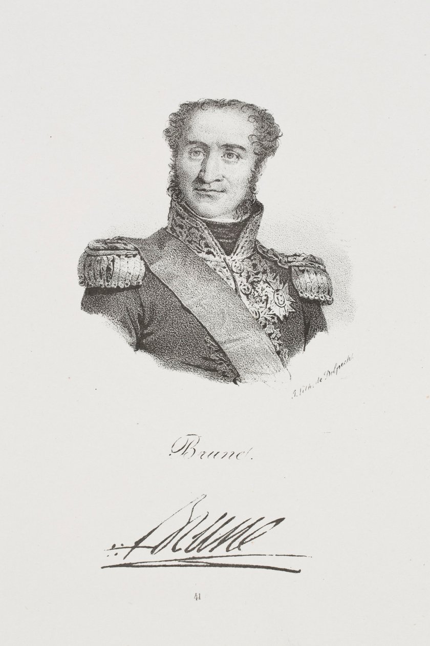 Portrét maršála Guillauma Bruna od Francois Seraphin Delpech