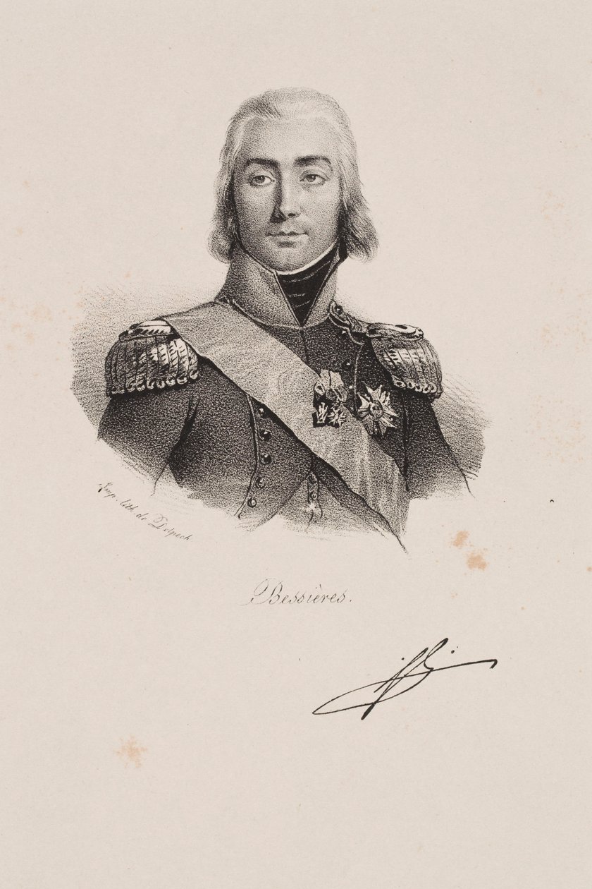 Portrét maršála Jean-Baptiste Bessièresa od Francois Seraphin Delpech