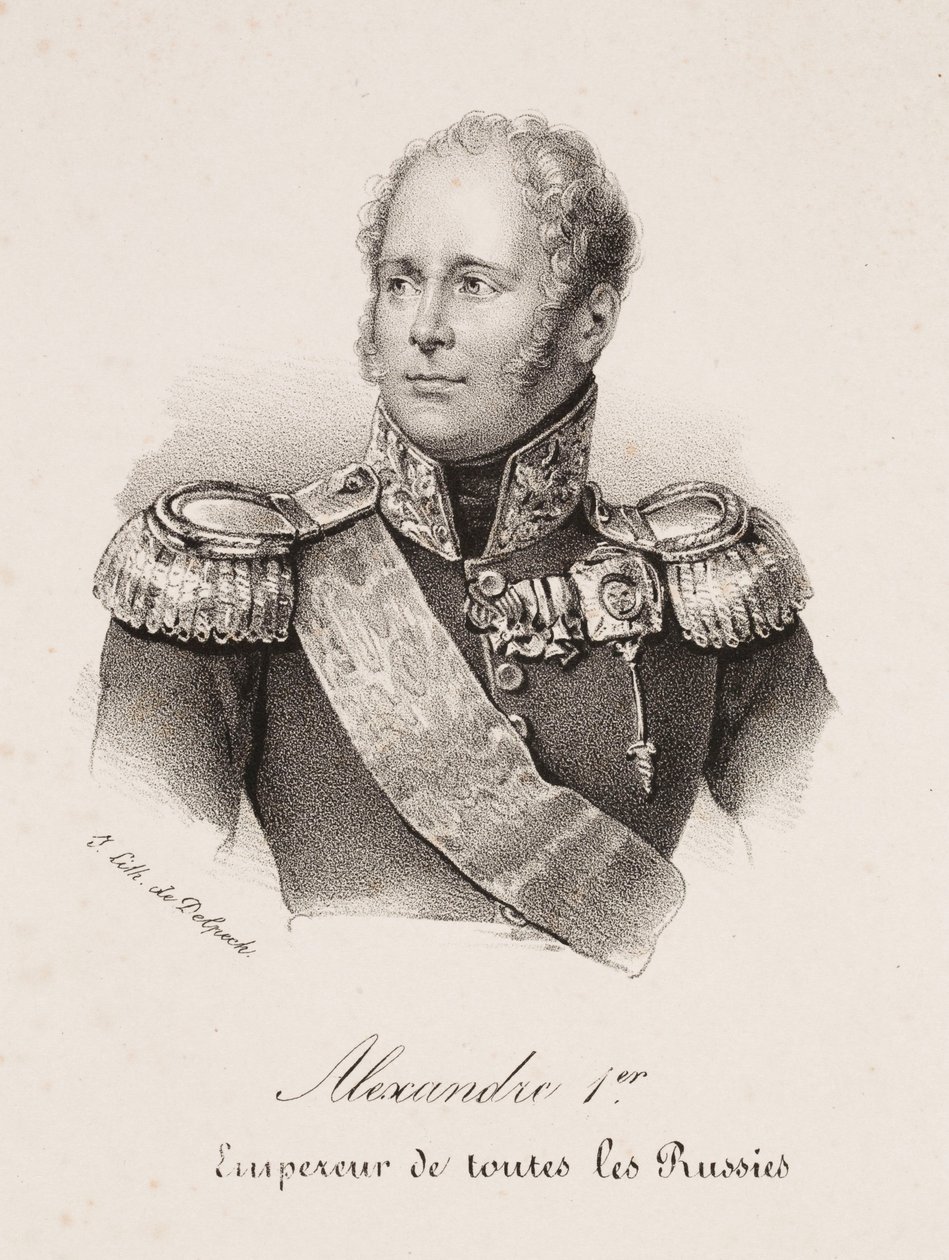 Portrét ruského cara Alexandra I. od Francois Seraphin Delpech