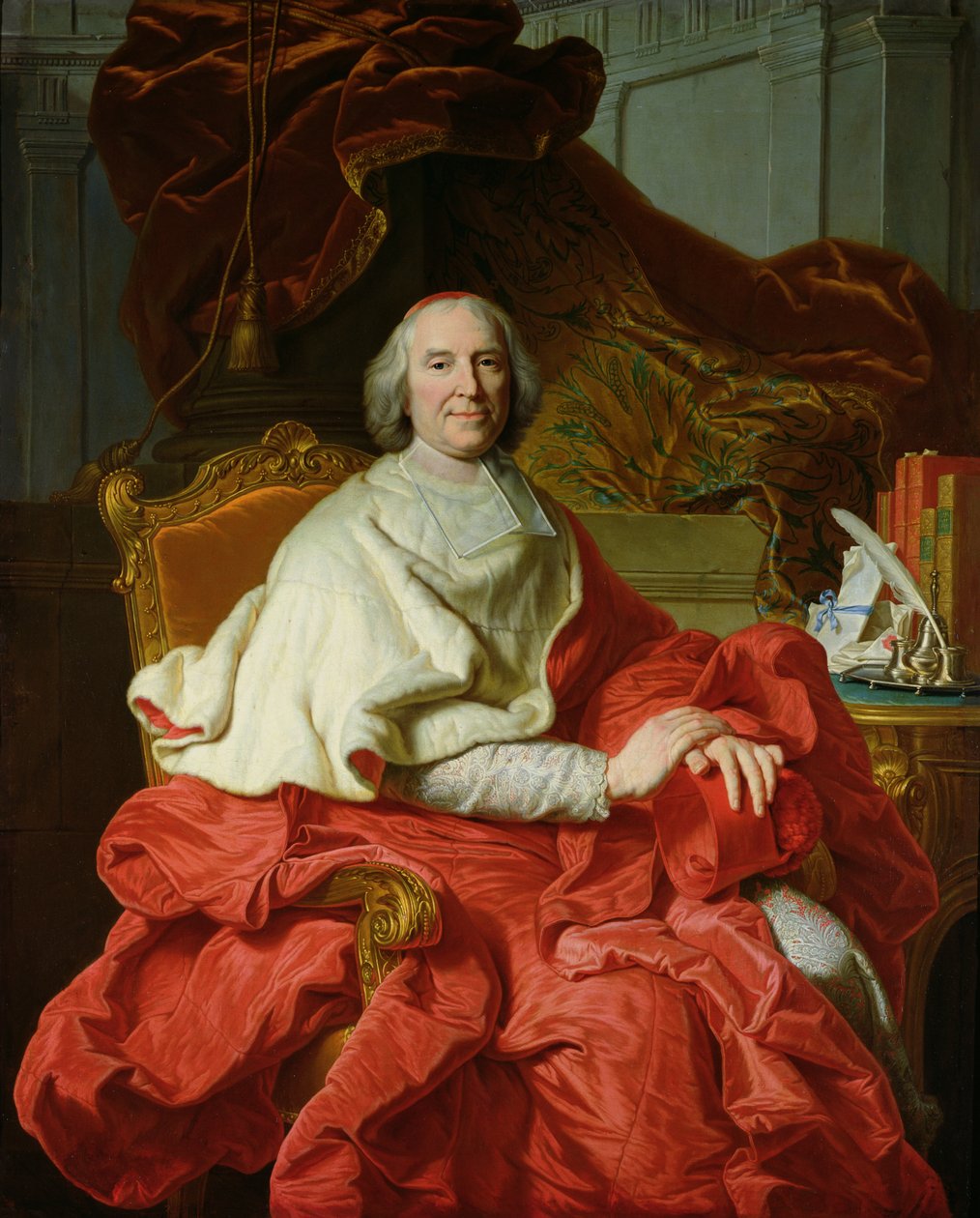 Andre Hercule de Fleury (1653-1743) 1728 od Francois Stiemart