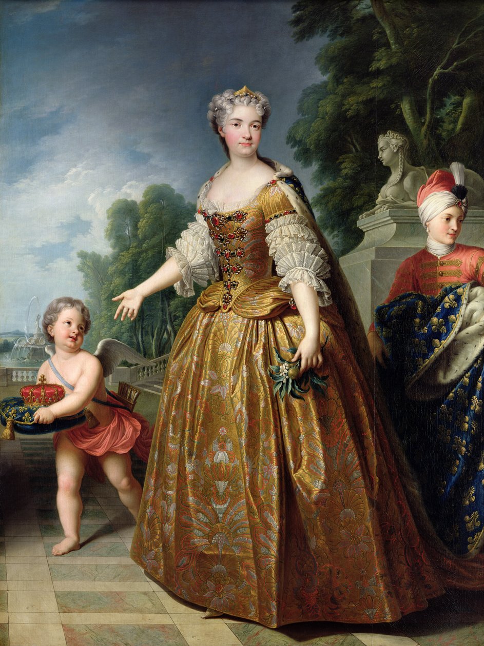 Portrét Marie Leczinské (1703-68) po roce 1725 od Francois Stiemart