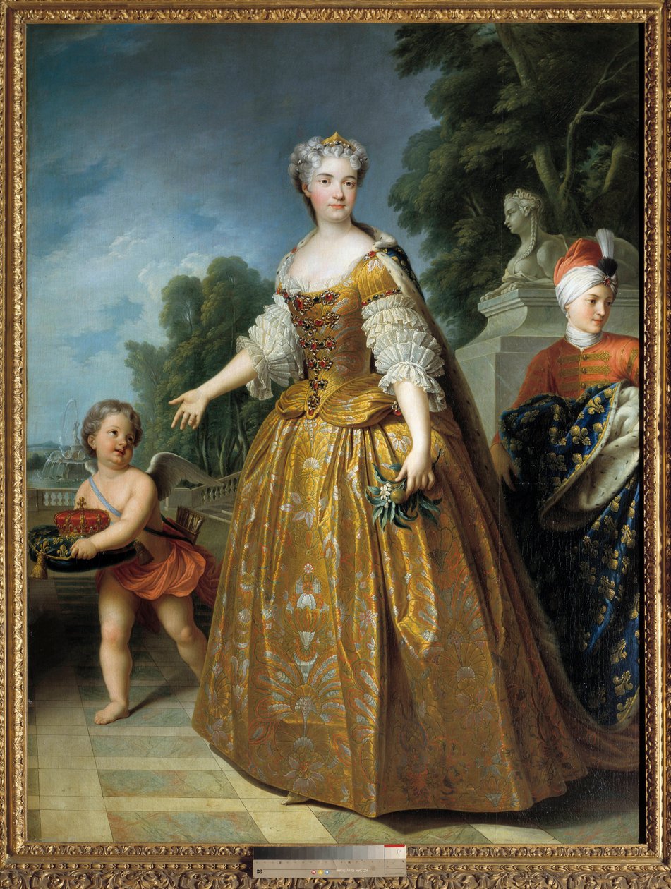 Portrét Marie Leczinské (nebo Leszczynské od Francois Stiemart