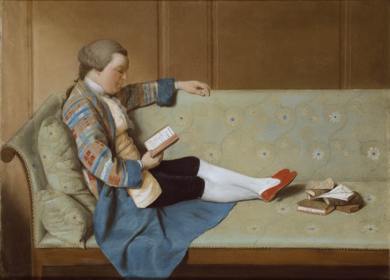 Portrét muže, který čte - John Farr Reading Horace