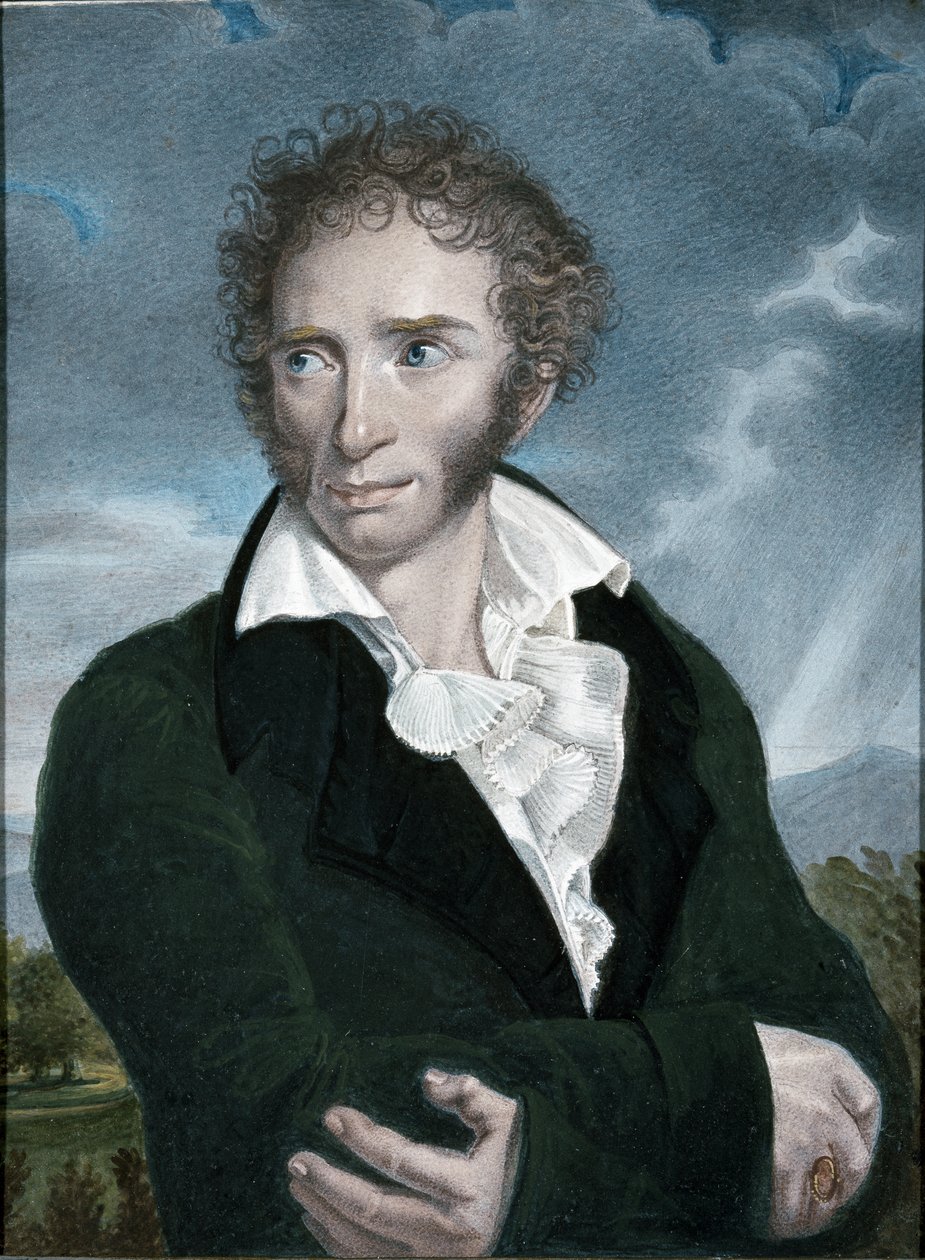 Portrét Ugo Foscolo od Francois Xavier (after) Fabre
