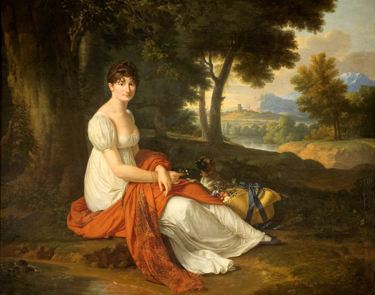 Polsky: Portrét Elżbiety Skotnické rozené Laskiewicz Skotnické (1781-1849), manželky Michala Skotnického od Francois Xavier Fabre