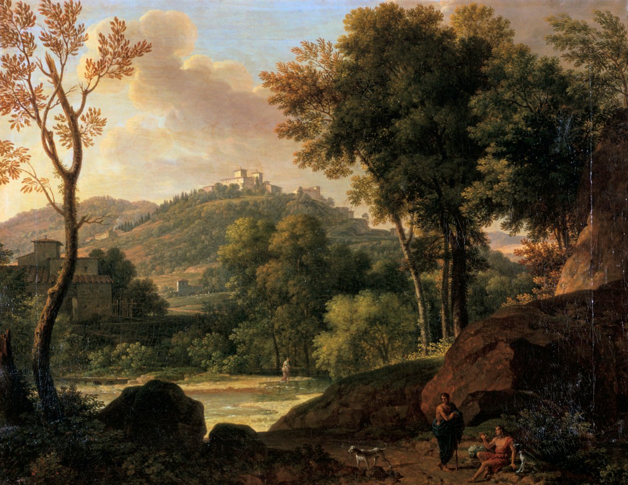 Venkov kolem Florencie, Itálie, konec 18. až 19. století od Francois Xavier Fabre