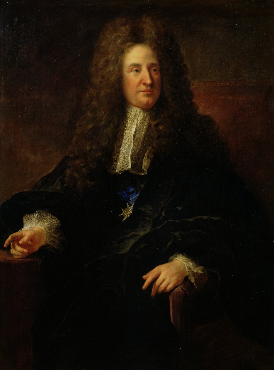 Portrét Julese Hardouina Mansarta (1646-1708) od Jean François de Troy